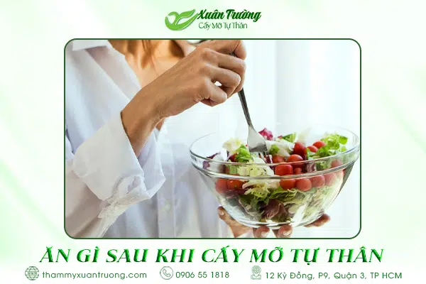 ăn gì sau khi cấy mỡ tự thân