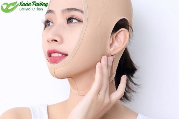 Đai định hình mặt hỗ trợ cố định mô mỡ và giảm sưng đáng kể